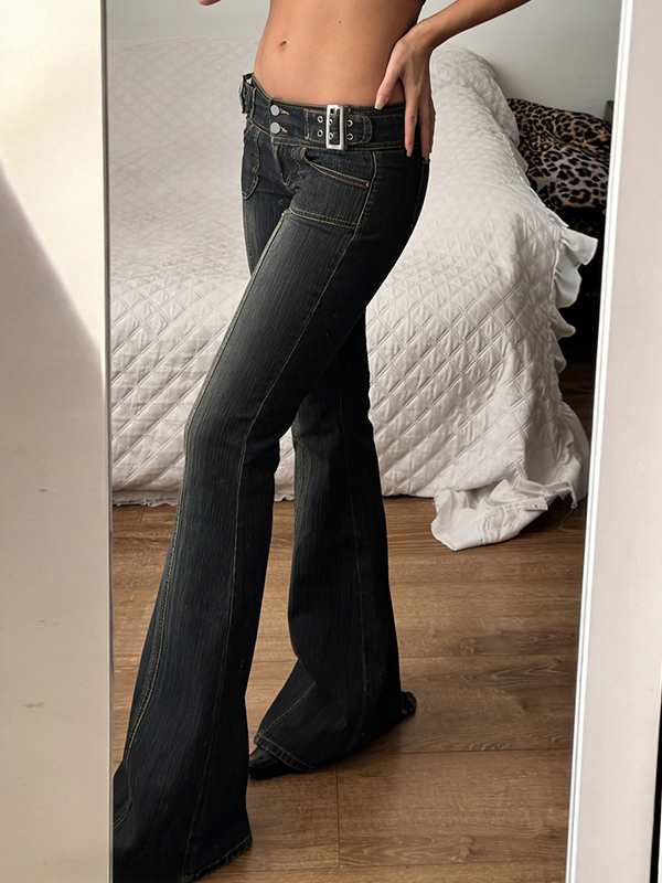 EMMIOL American Retro Flare Jeans