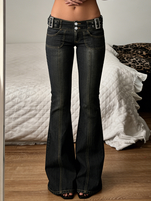 EMMIOL American Retro Flare Jeans