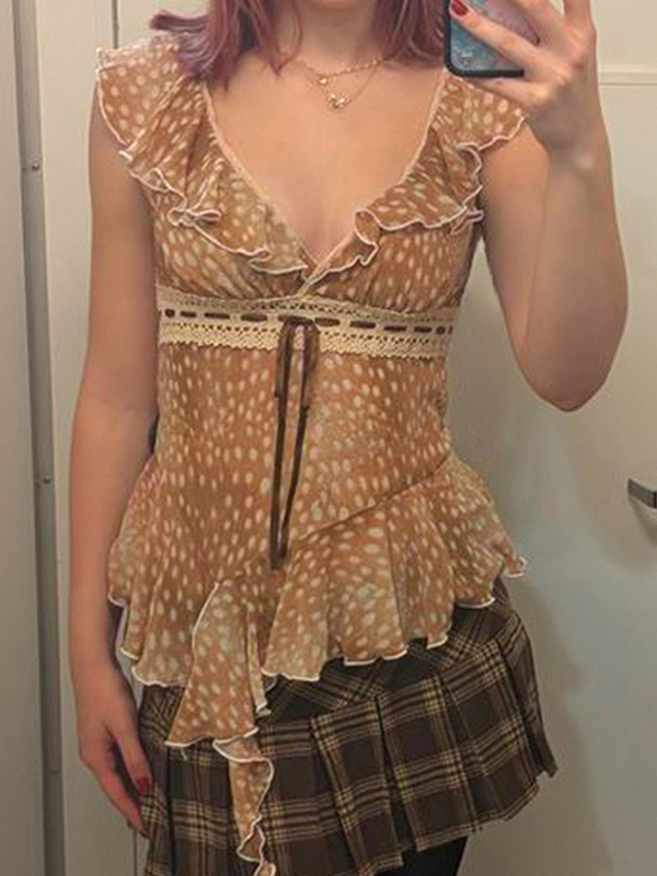 EMMIOL Tanktop mit Tiermuster