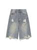 EMMIOL Retro-Strass-Denim-Shorts