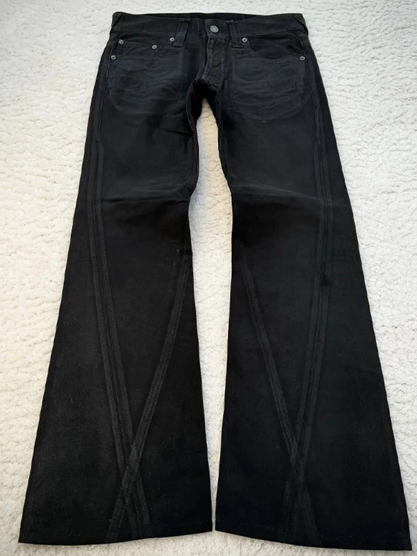 EMMIOL Jeans stile boyfriend gotico