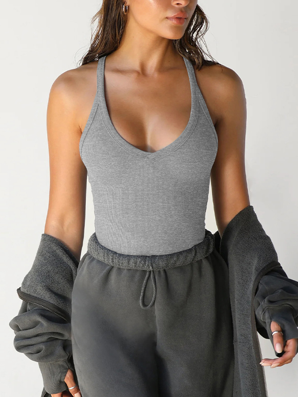 EMMIOL V-Neck Halter Vest