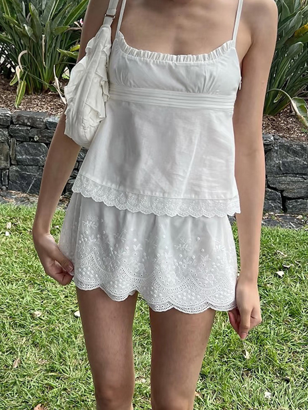 EMMIOL Vintage-Cami-Top mit lockerer Passform