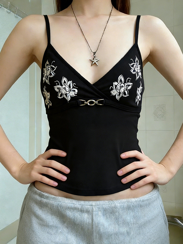 EMMIOL Cami Top mit Metallverzierungen