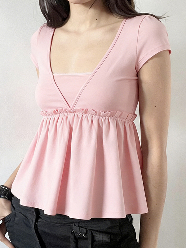 EMMIOL Vintage Charm Short Sleeve