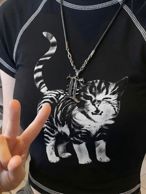 EMMIOL Retro Street Style Short Sleeve