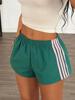 EMMIOL Retro Four-Stripe Shorts