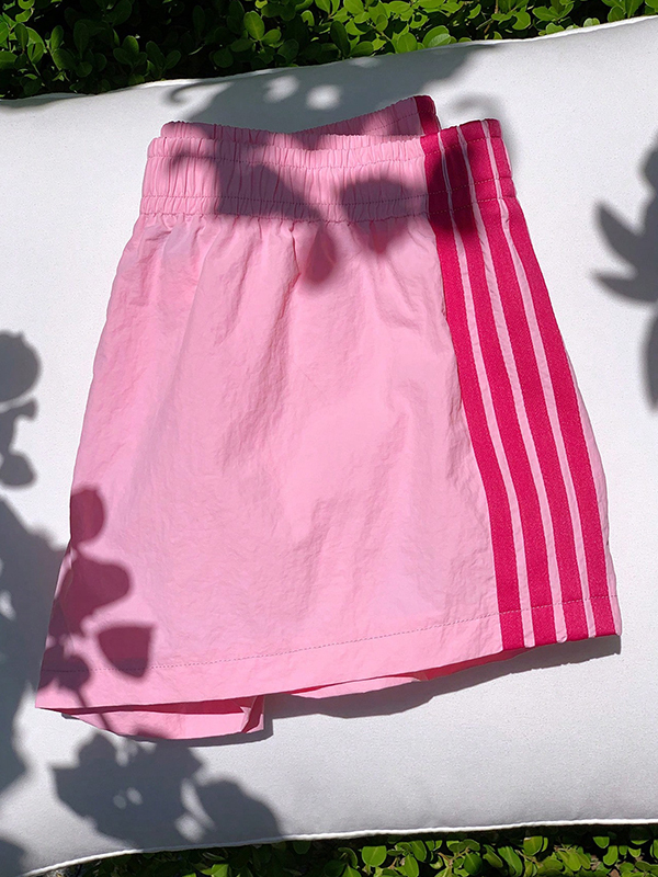 EMMIOL Retro Four-Stripe Shorts