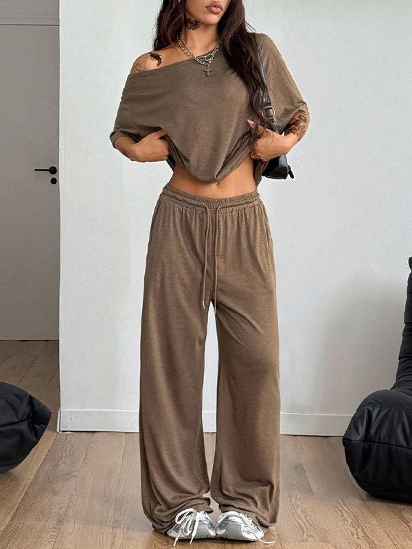 EMMIOL Completo casual da donna in tinta unita