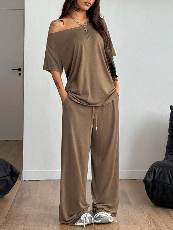 EMMIOL Completo casual da donna in tinta unita