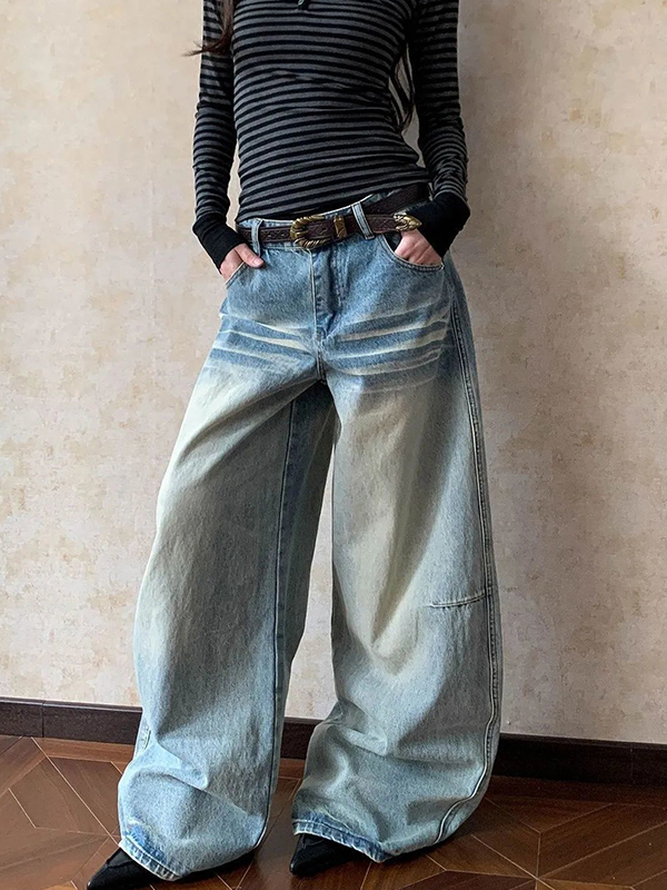 EMMIOL Jeans boyfriend dal design retrò