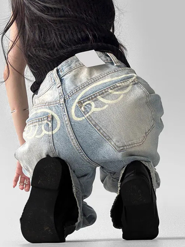 EMMIOL Jeans boyfriend lavabili alla moda