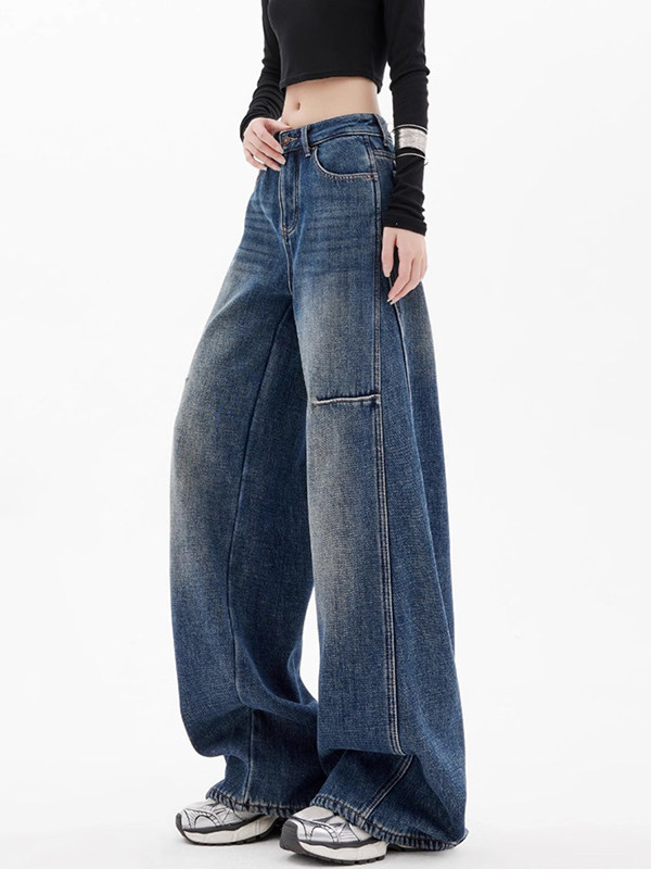 EMMIOL Jeans boyfriend in stile retrò americano