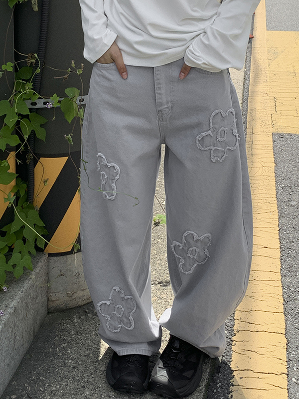 EMMIOL Jeans boyfriend vintage con orli sfrangiati