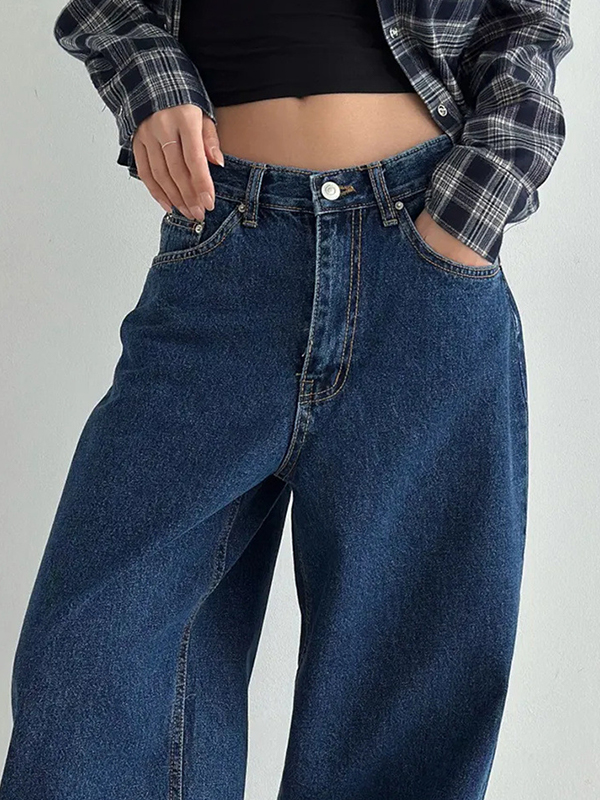 EMMIOL Jeans boyfriend vintage versatili