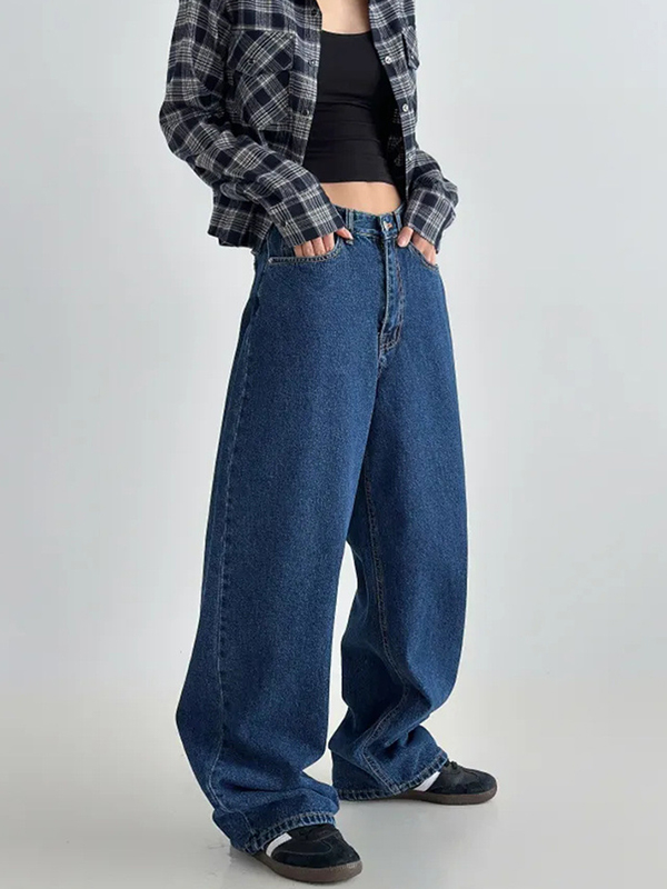 EMMIOL Jeans boyfriend vintage versatili