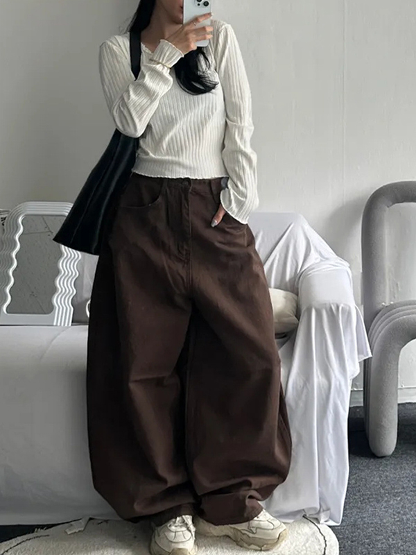 EMMIOL Jeans boyfriend casual e rilassati