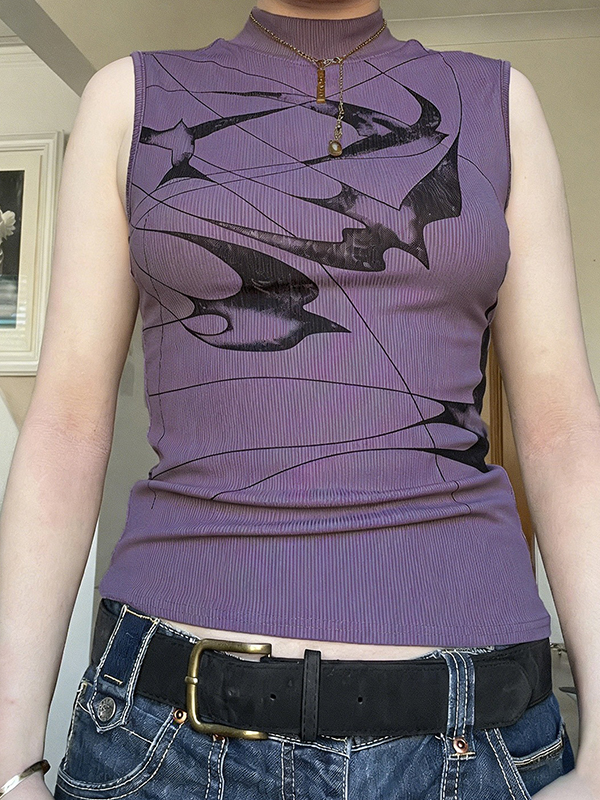 EMMIOL Retro Prints Tank Top