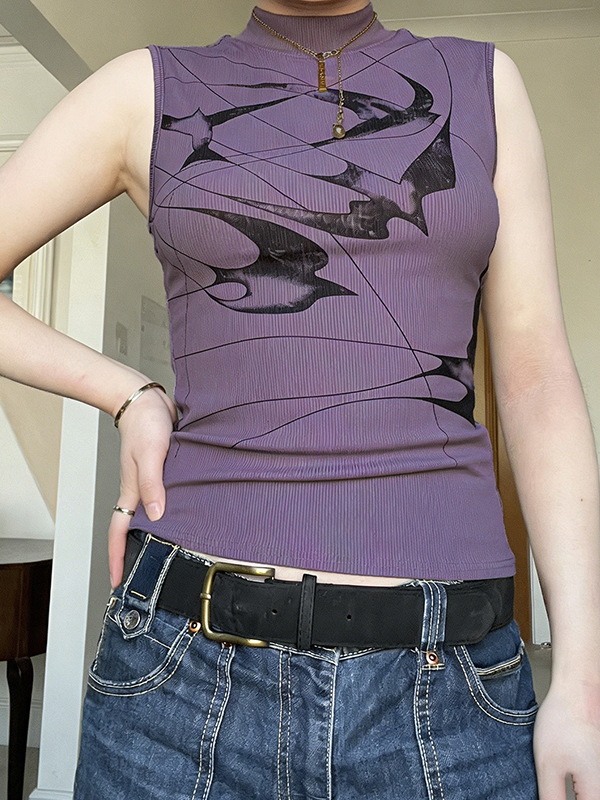 EMMIOL Retro Prints Tank Top