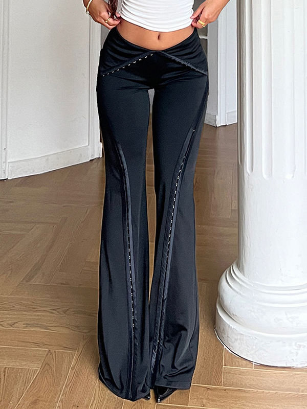 EMMIOL Retro Fashion Flare Leg Pants