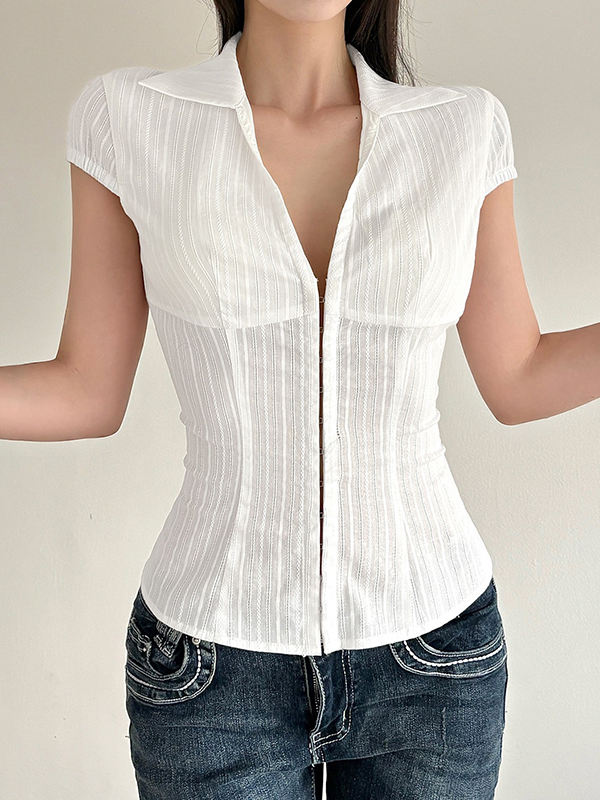 EMMIOL Camiseta de manga corta estilo urbano elegante
