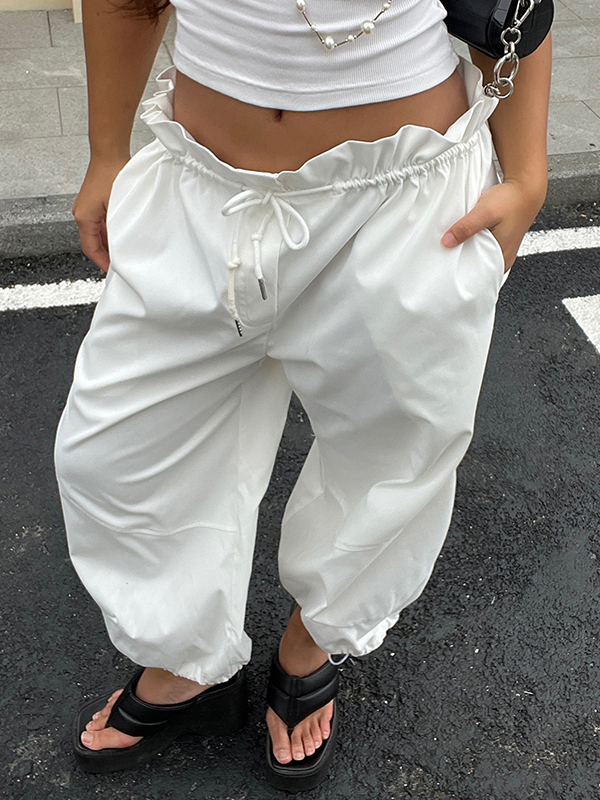 EMMIOL Pantalones cortos minimalistas de colores lisos