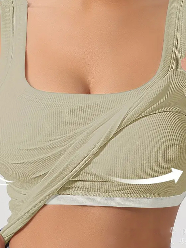 EMMIOL Removable Breast Pads Tank Top