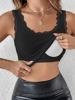 EMMIOL Lace Trim Tank Top