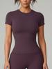 EMMIOL Contrasting Trim Short Sleeve