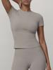 EMMIOL Contrasting Trim Short Sleeve