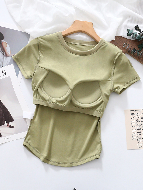 EMMIOL Padded Cups Short Sleeve