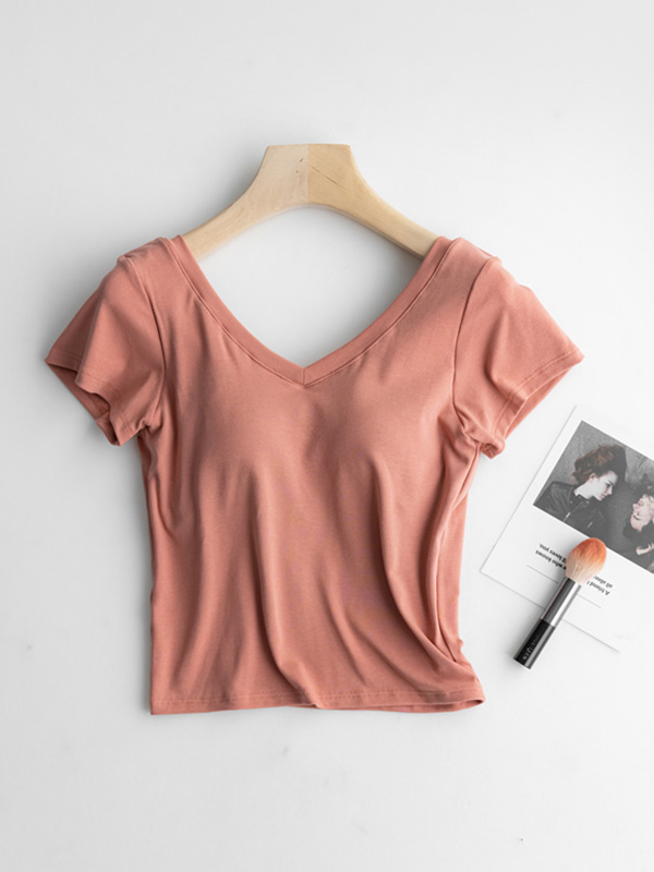 EMMIOL Built-In Padding Short Sleeve