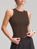 EMMIOL Grooved Threaded Rod Cup Tank Top