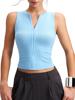 EMMIOL Grooved Threaded Rod Cup Tank Top