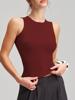 EMMIOL Grooved Threaded Rod Cup Tank Top