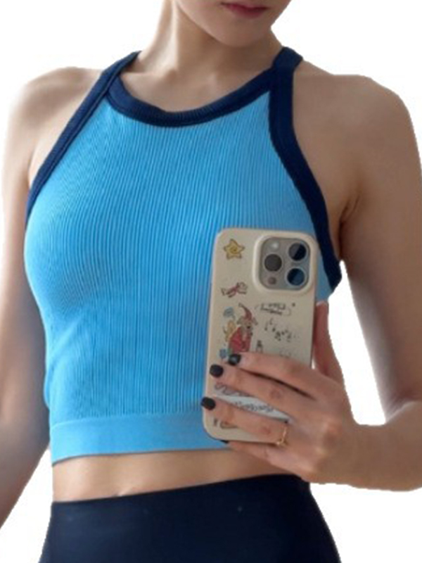 EMMIOL One-Piece Two-Tone Tank Top