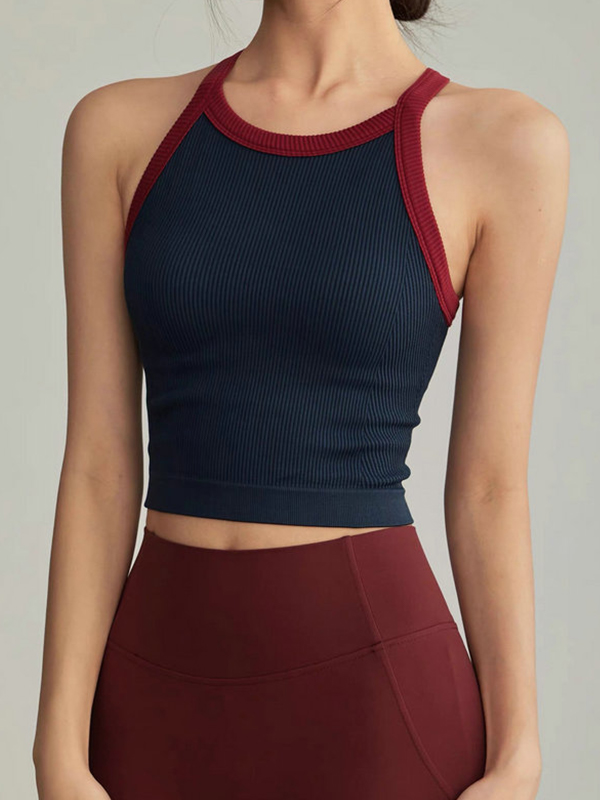 EMMIOL One-Piece Two-Tone Tank Top