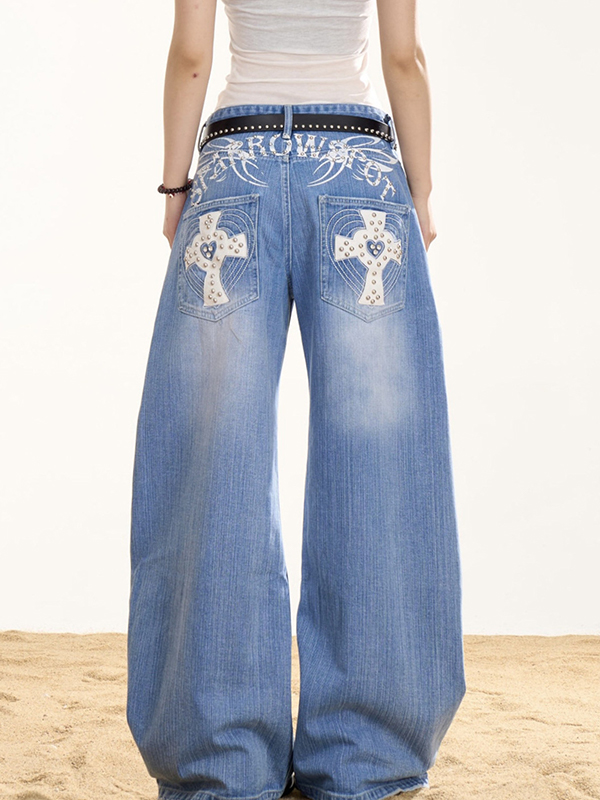 EMMIOL Jeans estilo boyfriend retro americanos