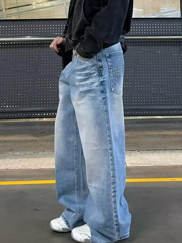 EMMIOL Vaqueros boyfriend holgados de estilo vintage