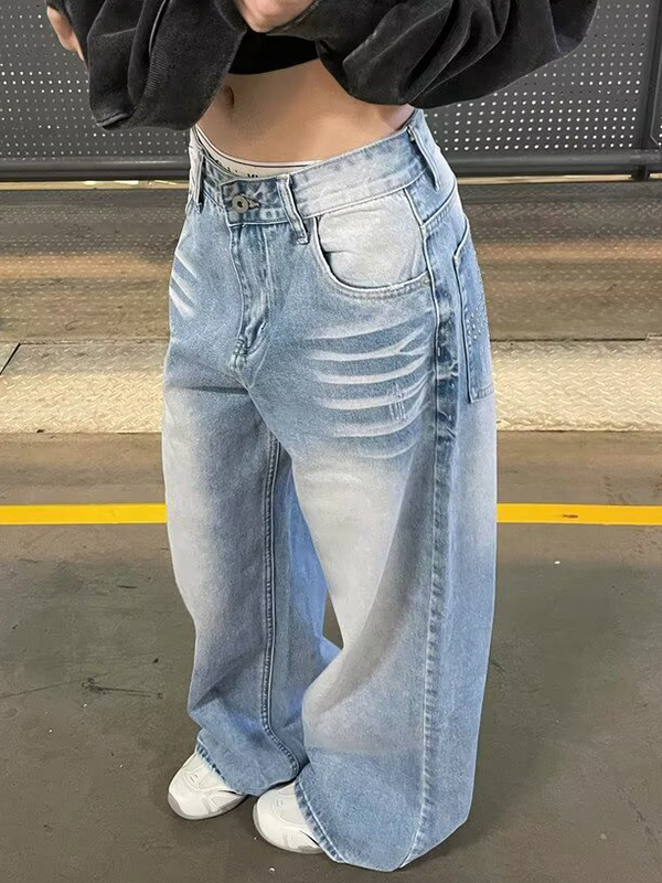 EMMIOL Vaqueros boyfriend holgados de estilo vintage