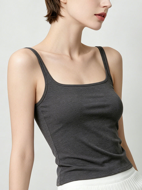 EMMIOL Gepolstertes BH-Cami-Top