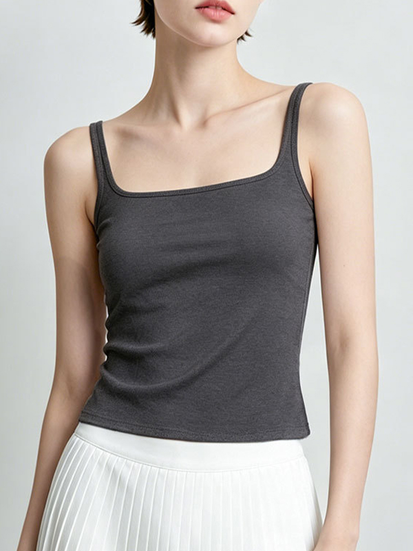 EMMIOL Gepolstertes BH-Cami-Top