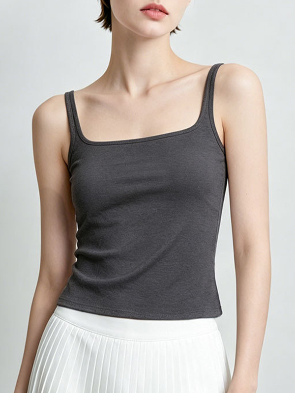 EMMIOL Gepolstertes BH-Cami-Top