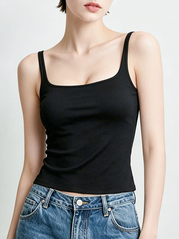 EMMIOL Gepolstertes BH-Cami-Top