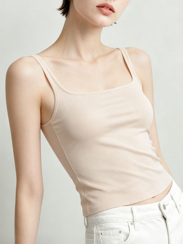 EMMIOL Gepolstertes BH-Cami-Top