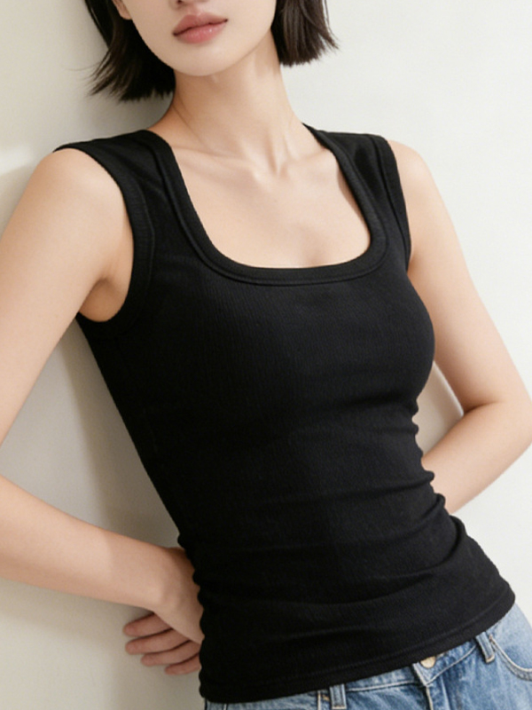 EMMIOL Gepolstertes Tanktop im BH-Stil