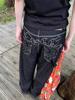 EMMIOL Pantalones vaqueros holgados bordados