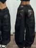 EMMIOL Pantalones vaqueros holgados estilo retro americano