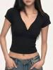 EMMIOL Henry'S Neck Short Sleeve