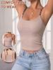 EMMIOL Top a canotta con reggiseno